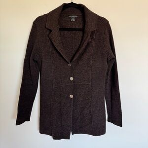 Sarah Spencer 100% Wool Knit Cardigan Size M